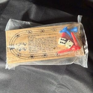 Table Top Wooden Race Peg Game